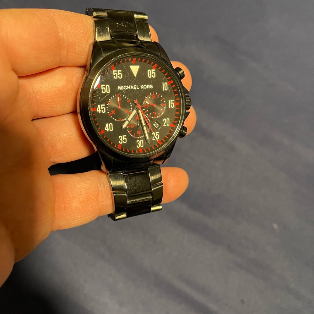 MK mens watch Black Stainless Steel - Picture 3 of 3